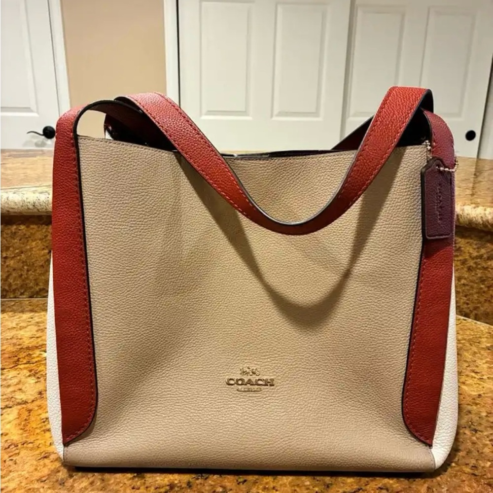 Coach Beige and Red Women's Bag